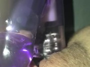 EXTRA Close Up Pussy No Hands Rotating Beads Vibe
