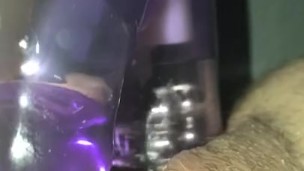 EXTRA Close Up Pussy No Hands Rotating Beads Vibe