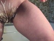 Shaving Hairy Pussy Up Close - Bunnie Lebowski 1/16