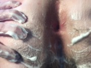 Shaving Hairy Pussy Up Close - Bunnie Lebowski 2/16