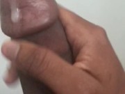 Young BBC Jerk Off While Mother In Law In Livingroom