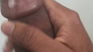 Young BBC Jerk Off While Mother In Law In Livingroom