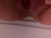 PEEING&SQUIRTING QUICKIE WHILE HIDING - Screenshot 13 of 16 - Orgasm
