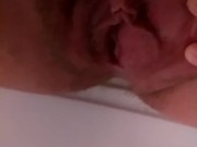 PEEING&SQUIRTING QUICKIE WHILE HIDING - Screenshot 3 of 16 - Orgasm