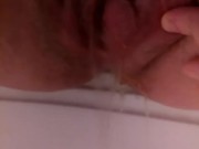 PEEING&SQUIRTING QUICKIE WHILE HIDING - Screenshot 8 of 16 - Orgasm