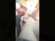 redhead teen camgirl car masturbation-risky public pussy play dildo fingers 7/16