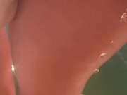 Her Girlfriends React Seeing Massive Clit Public Pissing
