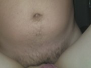 Filming my bf cum in my pussy 4/16