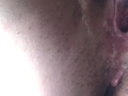 Close up Dripping creampie