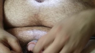 Me in panties horny as fuck.. finally i can pee a little! ;)