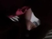 Homemade ebony wife blowing friend 12/16