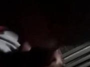 Homemade ebony wife blowing friend 15/16