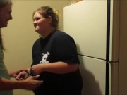 Hot MILF Makes Out In Kitchen Then Sucks Dick Taking Huge Facial 1/16