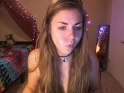 AwesomeKate - Cums Hard In Black Thigh High Socks 4/16