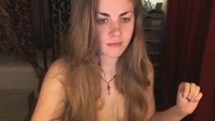 AwesomeKate - Cumming Hard While Muted In White Thigh High Socks