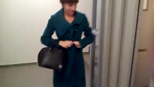 Striptease on the 5th floor