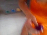 Playing in the kitchen