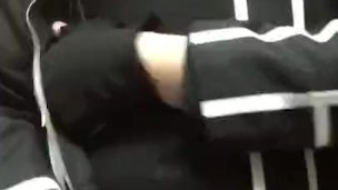 Kirito SAO cosplay masturbation