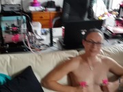 New BDSM toy - Nipple thumb cuffs 5/16