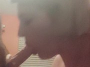 Blonde PAWG MILF sucks and fucks for creampie 3/16