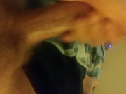 Rubbing out some cum 12/16