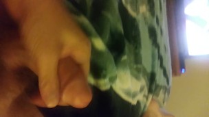 Rubbing out some cum