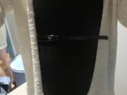 Big dildo in the dressing room 1/16