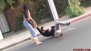 Hot Mom Kayla Carrera loving a hard young skater cock