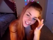 AwesomeKate - Red Head Teen Cums Hard On Hitachi Magic Wand 13/16