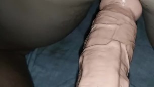Fucking my big dildo