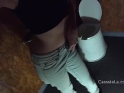 Pissing in a REAL Outhouse in the Woods