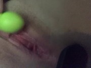 Playing with my toys