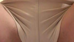 Wetting my white bathing suit