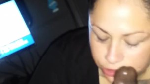 Girl tries to swallow Monster Cock