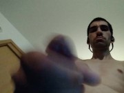 Cock blows load
