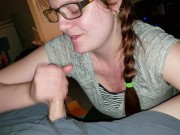 Fucking step daughters mouth while moms out with huge cumshot. 5/16