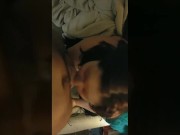 Amazing blowjob then fuck creampie 11/16
