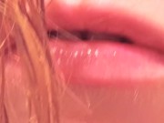 Caught my RedHead Girlfriend after Shower | Sloppy BlowJob Cum on Big Tits 5/16