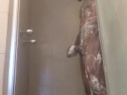 Overdue shower video