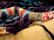 Hairy Teen Vibrator On Clit In Knee Socks Female POV | Catpaws 13/16