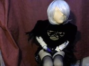 2B Zentai Cosplay 16 Pulsation Vibrator.