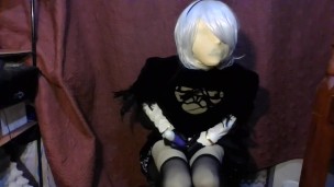 2B Zentai Cosplay 16 Pulsation Vibrator.