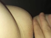 Tiny hot pussy is getting spanked!