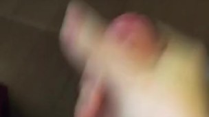 Precum & Cum Pouring Down My Swolen Mushroom Tip