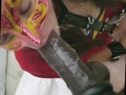 Throat Fucking a Captured White Girl Cum in Throat and Facial Explosion BBC 7/16