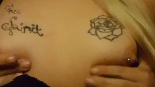 My small pierced tits ♡