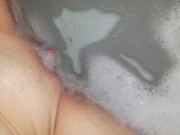SEXY TINY TEEN PISSES AND PLAYS WITH PUSSY IN THE BATH 15/16