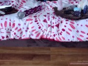 FUCKING this hairy PUSSY with my CRYSTALS and GLASS dildo! 1/16