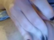Rubbing daddy's pussy