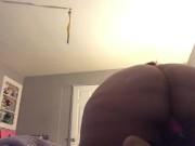Dildo in my creamy pussy